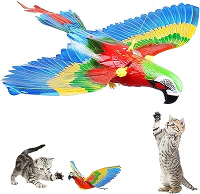 Jouet d'oiseau volant jouet de simulation électrique interactif suspendu pour chats volant chats avec lumières. DIAYTAR COTE D'IVOIRE est une boutique en ligne généraliste qui se positionne comme la référence en matière de commerce électronique en Côte d'Ivoire, proposant plus de 300 000 références de produits pour répondre à tous les besoins de la vie quotidienne. Les clients bénéficient d'une navigation facile et sécurisée pour trouver et acheter leurs produits en ligne avec facilité. Les promotions régulières et la qualité des produits sont les atouts majeurs de DIAYTAR COTE D'IVOIRE