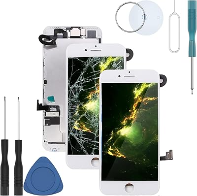 Compatible avec iphone 8 (4,7 pouces) écran tactile lcd blanc de remplacement complet avec capteur de proximité, haut-parleur, caméra avant et outil de réparation gratuit. En tant que leader du marché en ligne en Côte d'Ivoire, DIAYTAR COTE D'IVOIRE propose plus de 300 000 références de produits, allant des produits alimentaires aux produits high-tech. La boutique en ligne offre un service client dédié et des délais de livraison très courts. DIAYTAR COTE D'IVOIRE est le partenaire idéal pour vos achats en ligne.