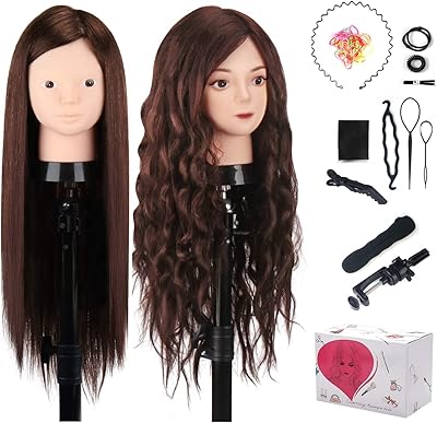 Tête de mannequin mys whitey 23,5 pouces 80 % cheveux humains pour la formation en coiffure et en cosmétologie et la formation capillaire et faciale. DIAYTAR COTE D'IVOIRE se positionne comme leader du e-commerce en Côte d'Ivoire, proposant une large sélection de produits issus de marques renommées. La boutique met un point d'honneur à proposer des prix compétitifs et des conditions de livraison flexibles pour satisfaire les besoins de tous les clients. Grâce à sa plateforme conviviale et sécurisée, DIAYTAR COTE D'IVOIRE rend l'expérience d'achat en ligne plus agréable que jamais.