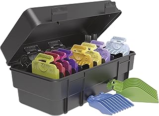 Ensemble de rangement d'accessoires pour tondeuse wahl original avec peignes guide. Avec plus de 300 000 références de produits, DIAYTAR COTE D'IVOIRE est la plus grande boutique en ligne de Côte d'Ivoire. Elle propose des produits de toutes les catégories, des électroniques aux produits alimentaires. La boutique est facile à utiliser et offre une expérience d'achat en ligne sécurisée.