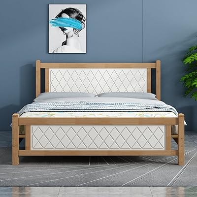 Hs-cadre de lit entièrement en bois au design moderne et sublime (chêne+blanc, 190x180 cm). La boutique en ligne DIAYTAR COTE D'IVOIRE propose une approche personnalisée pour s'adapter aux besoins divers de sa clientèle. Nous comprenons l'importance de la confiance et de la sécurité dans les transactions en ligne, c'est pourquoi nous mettons en place des mesures de sécurité avancées pour protéger les informations de nos clients. Notre priorité est de créer une communauté de clients satisfaits et fidèles.