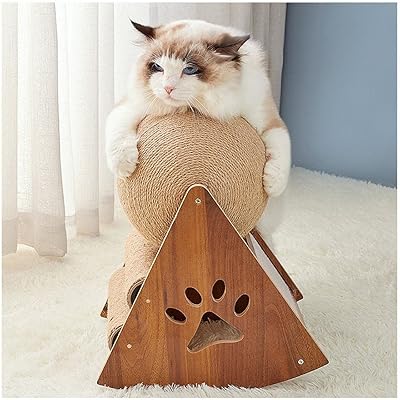 Tabouret de bureau ymikea, nouveau gros tommel chat attraper boule de sisal griffoir