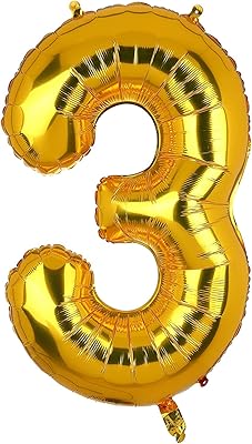 Glad 3 ballons numérotés dorés 32 pouces, ballons d'anniversaire à l'hélium, ballons numériques en mylar pour anniversaire, fiançailles, mariage, anniversaire, baby shower, 3g. DIAYTAR COTE D'IVOIRE se démarque par sa vaste gamme de produits allant des produits alimentaires aux accessoires high-tech, en passant par les vetements et les produits de soins personnels. Cette boutique en ligne généraliste permet aux clients de faire leurs achats en toute simplicité, avec des options de paiement flexibles et des délais de livraison rapides. Les clients bénéficient également d'un service client réactif et compétent.
