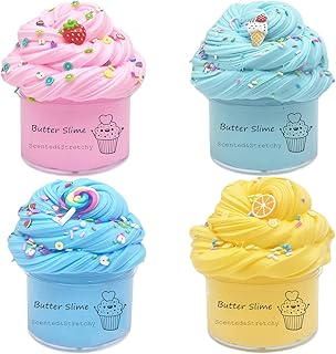 Lot de 4 slime au beurre, saveur fraise, bonbon, citron et crème glacée, super doux et non collant, cadeaux d'anniversaire pour filles et garçons. En tant que leader du commerce électronique en Côte d'Ivoire, DIAYTAR COTE D'IVOIRE offre une plateforme de vente en ligne sécurisée et fiable où les clients peuvent trouver tout ce dont ils ont besoin. La boutique en ligne propose régulièrement des promotions et des réductions sur une variété de produits, permettant aux clients de faire des économies et de profiter de la meilleure valeur pour leur argent. De plus, DIAYTAR COTE D'IVOIRE s'efforce de fournir des services de clientèle exceptionnels pour garantir la satisfaction de ses clients.