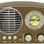 Radio à transistor rétro alimentée par batterie am fm sw radio mini radio