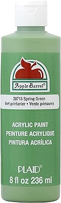 Peinture acrylique apple barrel, couleurs assorties (8 oz), 20713 vert printemps