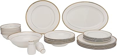 Service de table de luxe en porcelaine royalford, 28 pièces, blanc. DIAYTAR COTE D'IVOIRE est une boutique en ligne généraliste qui propose plus de 300000 références de produits, répondant ainsi aux besoins diversifiés de sa clientèle. En tant que leader du marché ivoirien, elle offre une expérience d'achat unique et fiable. Elle garantit la qualité et la sécurité de ses produits.