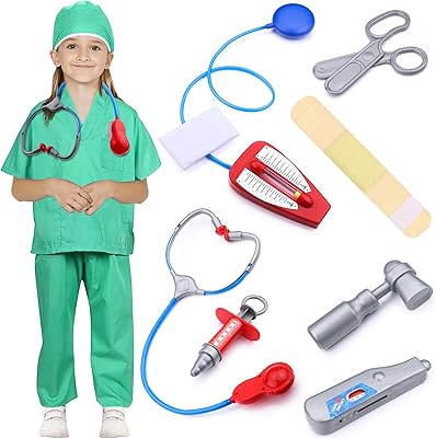 Costume de chirurgien pour enfants, ensemble de jeu de rôle pour garçons