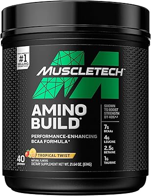 Kit de construction muscletech amino, 40 portions tropical twist us (rb)
