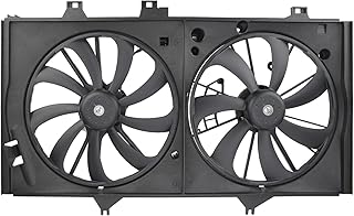 Ventilateur de refroidissement à double condensateur auto kay pour toyota camry 2012-2017 2,5
