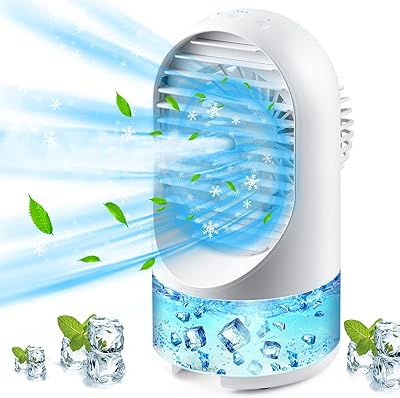 Refroidisseur d'air portable hattmag, ventilateur de climatisation à 3 vitesses et ventilateur de brume 7 couleurs, veilleuse par évaporation de bureau pour chambre à coucher, bureau à domicile - blanc. Avec plus de 300 000 références disponibles, DIAYTAR COTE D'IVOIRE est le leader du commerce en ligne en Côte d'Ivoire. La boutique en ligne généraliste propose des produits de qualité à des prix compétitifs, avec des options de livraison rapides et sécurisées. Les clients peuvent ainsi bénéficier d'une expérience d'achat en ligne unique et pratique.