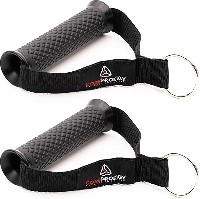 Poignées d'exercice durables core prodigy accessoires de poignée pour poulies