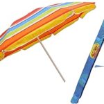 Parapluie de plage en nylon camp world avec sac en pvc