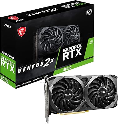 Carte graphique de jeu msi geforce rtx 3050 ventus 2x 8g oc - 8 go gddr6x 1807 mhz pci express gen 4 x 8, 128 bits, 3x dp v 1.4a, hdmi 2.1 (prend en charge 4k). En tant que boutique en ligne généraliste, DIAYTAR COTE D'IVOIRE donne accès à une variété incroyable de produits venant des meilleurs fournisseurs locaux et internationaux. Nous croyons en la commodité et la satisfaction du client, et nous travaillons donc pour offrir des promotions et des offres spéciales régulières. Notre objectif est de rendre l'expérience d'achat en ligne agréable et abordable pour tous.