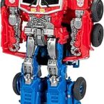 Figurine transformers cyberverse adventures dinobots unite smash changer optimus prime bumblebee, jouets
