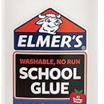 Colle scolaire liquide almer's, blanche, lavable, 32 oz - idéale pour faire du
