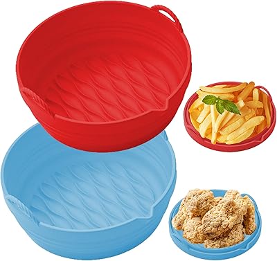 Paquet de 2 doublures de friteuse à air en silicone, panier de friteuse à air en silicone pliable et réutilisable de 7,5 pouces, friteuse à air à plateau en silicone facile à nettoyer, doublure de friteuse, à utiliser à la place du parchemin, convient aux friteuses à air de 3 à 5 qt (rouge et bleu) ). Diaytar Côte d'Ivoire est une boutique en ligne généraliste proposant plus de 300 000 références de produits. Elle offre une large gamme de produits allant de l'électronique à la mode, en passant par les produits alimentaires et les accessoires de la maison. C'est la boutique en ligne leader en Côte d'Ivoire.