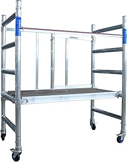 Échafaudage | multi-usages | aluminium | hauteur de travail 9 pieds | capacité