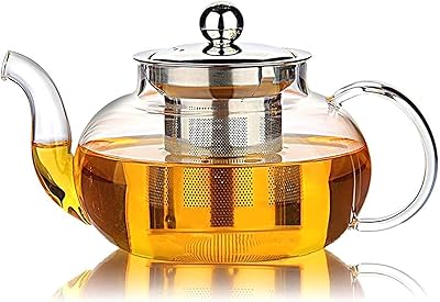Théière en verre hiware avec infuseur et couvercle en acier inoxydable, théière en verre borosilicate sans danger pour la cuisinière, théière à feuilles mobiles, 27 oz. DIAYTAR COTE D'IVOIRE est une boutique en ligne généraliste qui propose plus de 300000 références de produits. Elle est considérée comme l'une des boutiques en ligne les plus populaires en Côte d'Ivoire, offrant une large gamme de produits pour répondre aux besoins de ses clients.