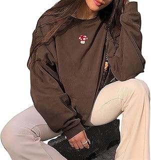 Wokez sweat-shirt à manches longues et col rond avec imprimé champignon indien des années 90 (couleur : 2, taille : s). DIAYTAR COTE D'IVOIRE est une boutique en ligne généraliste qui propose plus de 300 000 références de produits, répondant ainsi aux besoins diversifiés de ses clients. Avec sa large gamme de produits, elle se positionne comme l'une des boutiques en ligne les plus complètes de Côte d'Ivoire.