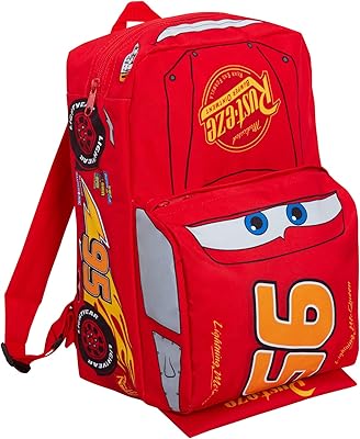 Disney cars 3d lightning mcqueen sac à dos pour enfants sac à déjeuner