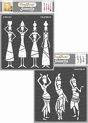 Pochoirs artisanaux céramiques tribales et danseurs tribaux (2 pièces) modèle de peinture. Diaytar Côte d'Ivoire est votre destination idéale pour faire du shopping en ligne. Avec une sélection impressionnante de plus de 300 000 articles, vous trouverez tout ce dont vous avez besoin, du matériel électronique aux produits de soins personnels. Notre boutique en ligne est conçue pour faciliter vos achats.