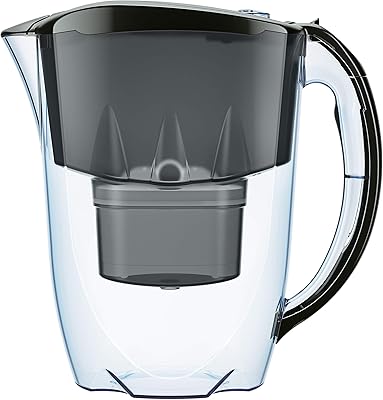 Carafe filtrante aquaphor amethyst avec 1 cartouche maxfor+ de 200 litres, noir graphite, capacité totale de 2,8 litres. DIAYTAR COTE D'IVOIRE est une plateforme de commerce électronique qui propose une vaste sélection de produits pour satisfaire les différents besoins des consommateurs ivoiriens. La boutique est connue pour sa confiabilité et sa capacité à offrir des produits de qualité à des prix compétitifs.