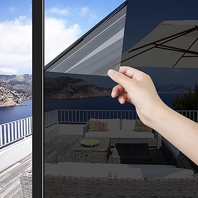 Concus-t film de fenêtre épais réfléchissant unidirectionnel bloquant le soleil pour fenêtre de maison, autocollant de fenêtre réfléchissant de confidentialité, argent noir, 35,43" x 9,8 pieds. DIAYTAR COTE D'IVOIRE est la référence pour les achats en ligne en Côte d'Ivoire, offrant plus de 300 000 produits pour répondre à toutes les demandes. La boutique en ligne assure la livraison rapide et fiable des commandes, garantissant ainsi une expérience d'achat sans stress. Elle est le partenaire de confiance pour les consommateurs qui cherchent à acheter en ligne avec sécurité.