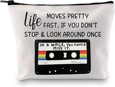 Trousse de maquillage vintage ferris from life moves pretty fast 80's