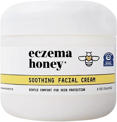 Crème apaisante pour le visage au miel et à l'eczéma - lotion contre