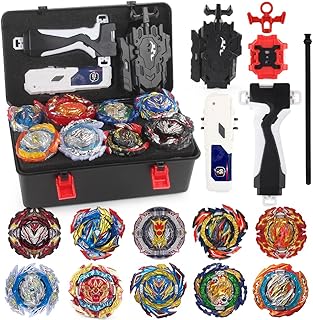 Hoxisui battle burst battle top set, 10 pièces battle tops spin tops, meilleure