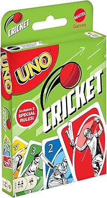 Jeu de cartes uno cricket - pack de 2