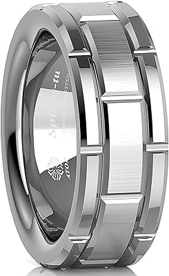 Bague en argent en carbure de tungstène de 8mm, surface polie, motif de brique, ajustement confortable, bague de mariage pour hommes, bijoux style cadeau de luxe. Diaytar Côte d'Ivoire mise sur la satisfaction de ses clients, en proposant des services de livraison rapides et efficaces, ainsi que des retours simples en cas de besoin. Elle dispose également d'un système de recommandation personnalisé pour aider les clients à trouver les produits qui leur conviennent le mieux.