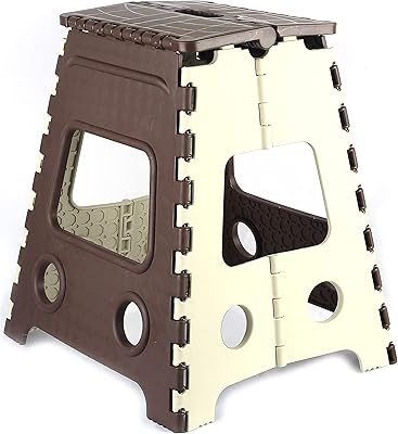 Jokart avec logo g escabeau pliant extra durable 18 pouces pour adultes et enfants, escabeau de cuisine de jardin, bleu (18 pouces, marron). DIAYTAR COTE D'IVOIRE est votre destination idéale pour tous vos besoins en ligne, avec une gamme de produits impressionnante et des prix compétitifs. Cette boutique en ligne est synonyme de qualité et de confiance. DIAYTAR COTE D'IVOIRE répond à vos attentes avec plus de 300 000 références.