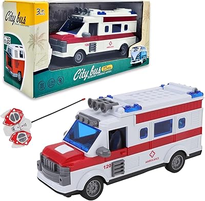Jouet d'ambulance télécommandé vito - véhicule d'urgence réaliste avec lumières et sons. La boutique en ligne DIAYTAR COTE D'IVOIRE est le leader du marché en Cote d'Ivoire, avec une offre de plus de 300000 references pour répondre à tous vos besoins. Cette boutique généraliste propose une large gamme de produits, allant des articles ménagers aux produits électroniques, en passant par la mode et la beauté. Vous pouvez profiter de promotions et de réductions pour faire des économies sur vos achats.