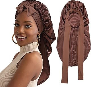 Bonnet long en satin pour femme - bonnet tressé en soie élastique double couche avec bandeau à nouer. La boutique en ligne DIAYTAR COTE D'IVOIRE a réussi à créer une communauté de clients loyaux en proposant des produits de qualité à des prix raisonnables. Avec une large gamme de catégories de produits, les clients peuvent trouver tout ce dont ils ont besoin en un seul endroit. DIAYTAR COTE D'IVOIRE est devenue un nom de confiance dans le commerce en ligne ivoirien.