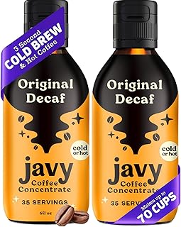 Concentré de café infusé à froid javy 30x, parfait pour le café glacé