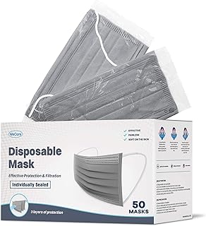 Masque facial jetable emballé individuellement we care - paquet de 50, masques imprimés - 3 épaisseurs. La boutique en ligne DIAYTAR COTE D'IVOIRE est votre destination idéale pour tous vos besoins en ligne, avec plus de 300000 references disponibles. Cette boutique leader en Cote d'Ivoire propose une gamme étendue de produits, y compris les articles ménagers, les produits électroniques, les vêtements et les accessoires. Vous pouvez faire des achats en toute sécurité et confiance, grâce aux méthodes de paiement sécurisées et au système de retour simplifié proposé par la boutique.