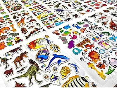 Autocollants 3d pour enfants et tout-petits 1800 autocollants gonflés (36 feuilles) pack varié de scrapbooking et de journalisation comprenant des animaux, des chiffres, des fruits, des poissons, des dinosaures, des voitures et plus encore. Avec plus de 300000 références de produits, DIAYTAR COTE D'IVOIRE est la plus grande boutique en ligne de Côte d'Ivoire. Elle offre une expérience d'achat en ligne sécurisée et fiable, avec des options de paiement flexibles et des délais de livraison rapides. Les clients peuvent également profiter d'un service client personnalisé et réactif.