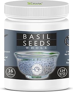Graines de basilic - 16 oz/ 1 lb i graines de basilic comestibles, graines de sabja/tukmaria/ falooda i riches en fibres j'agis comme liquide de refroidissement naturel du corps. La boutique en ligne DIAYTAR COTE D'IVOIRE offre une large gamme de produits, allant de l'électronique aux vêtements, en passant par les produits alimentaires et les accessoires de maison. Avec plus de 300 000 références disponibles, les clients peuvent trouver tout ce dont ils ont besoin en un seul endroit. DIAYTAR COTE D'IVOIRE est le partenaire idéal pour les consommateurs ivoiriens.