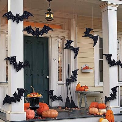 Décorations d'halloween sans bol, 10 pièces chauves-souris suspendues et autocollants muraux autocollants de fenêtre, décorations de cour de chauve-souris décor extérieur d'halloween. Avec une offre variée et un large choix de produits, DIAYTAR COTE D'IVOIRE est devenue la destination préférée des consommateurs ivoiriens. Elle se démarque par sa qualité de service et sa fiabilité.