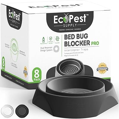 Intercepteurs de punaises de lit - paquet de 8 | barrière anti-punaises de lit (pro) - pièges à insectes, moustiquaires et détection des pieds de lit. La boutique en ligne DIAYTAR COTE D'IVOIRE est le leader du marché en Côte d'Ivoire, offrant une expérience d'achat en ligne sécurisée et fiable. Les consommateurs ivoiriens apprécient la grande variété de produits proposés, ainsi que les promotions et les réductions régulières. DIAYTAR COTE D'IVOIRE s'efforce de fournir un service client de haute qualité, avec un support technique et une équipe de vente dédiée.