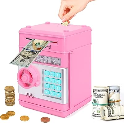 Banque de monnaie (rose) tirelire électronique pour pièces de monnaie, tirelire avec code de verrouillage par mot de passe, cadeau pour enfants (rose). DIAYTAR COTE D'IVOIRE propose un large éventail de méthodes de paiement sécurisées pour que les clients puissent effectuer leurs achats en toute confiance. La boutique garantit également la qualité des produits et propose des possibilités de retour et d'échange pour les articles qui ne satisfont pas aux attentes des clients. De plus, la boutique met régulièrement à jour ses collections pour refléter les dernières tendances et innovations.