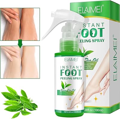 Spray exfoliant pour les pieds, spray exfoliant pour les pieds, spray exfoliant