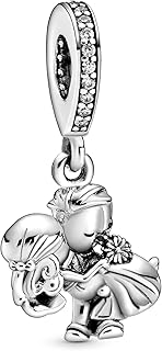 Pendentif en argent sterling orné de pierres de zircone cubique pour femme