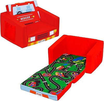 (rouge/camion de pompiers) - canapé pour enfants de best mall lit rembourré pour enfants, chaise de couchage pliable ouverte (rouge/camion de pompiers). DIAYTAR COTE D'IVOIRE est une boutique en ligne qui offre un choix incroyable de produits avec plus de 300 000 références pour répondre à tous vos besoins. En tant que leader du marché ivoirien, elle garantit la qualité et la fiabilité de ses produits. Vous pouvez y faire confiance pour vos achats en ligne.
