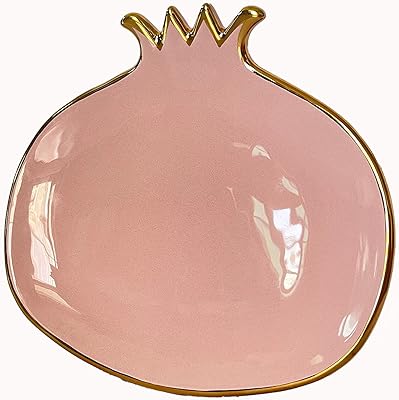 Assiette de grenade en céramique faite à la main, assiette unique, poterie à dessert esthétique moderne, assiette de table rose pour la cuisine, assiette inspirée des fruits de pâtes à steak. DIAYTAR COTE D'IVOIRE est la boutique en ligne leader en Côte d'Ivoire, offrant plus de 300 000 références de produits. Elle propose des produits à des prix raisonnables et offre des promotions régulières pour aider les clients à économiser. Le site est facile à naviguer et propose une expérience d'achat agréable.