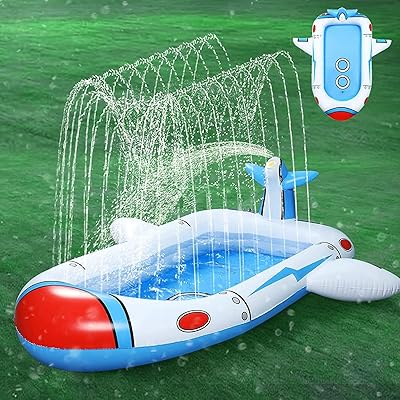 Piscine pour tout-petits, coussin anti-éclaboussures pour vaisseau spatial pour enfants de 4 à