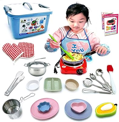 Mini ensemble d'ustensiles de cuisine facile à cuisiner pour les tout-petits - 22