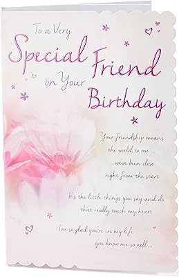 Carte d'anniversaire d'un ami - 9 x 6 pouces - regal publishing